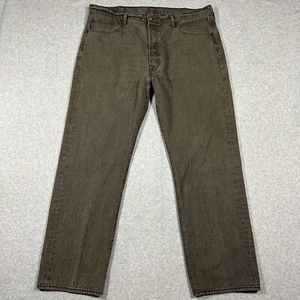Levi's 501 XX Jeans Men 40x32 Brown Button Fly Classic Straight Denim Pants 90s - Picture 1 of 9