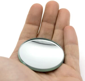 Round Concave Glass Mirror - 2" (50mm) Diameter - 50mm Focal Length - 3.3mm - Picture 1 of 2
