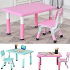 hildren's Combined Study Table Plastic Work Table Can Be Raised And Lowered