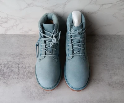 BOTAS IMPERMEABLES PREMIUM TIMBERLAND NIÑOS PEQUEÑOS 6 PULGADAS 'AZUL CLARO' #A1GTE Foto 1 de 4