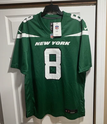 NOVA Camiseta Masculina de Futebol Nike NFL New York Jets #8 Aaron Rodgers Tamanho XL $130 Nova com etiquetas - Imagem 1 de 4