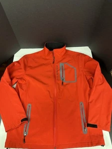 Solaris Ski Jacket Mens Red Black Full Zip Coat Lrg See Pictures For Conditions - Picture 1 of 6