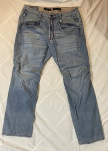 Marithe Francois Girbaud Denim Jeans Mens 36 Rave Vintage Rare Red Stitch - Picture 1 of 12