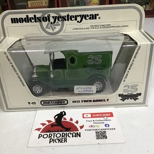 MATCHBOX MODELS YESTERYEAR MOY Y12 GRÜN 25 ANNIVERSARY 1912 FORD MODEL T 1/43 - Bild 1 von 6