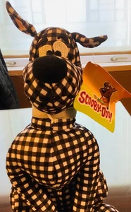“Scooby-Doo Juguete de Peluche a Cuadros Blanco y Negro Fábrica 11” con Etiqueta Variante Rara” - Imagen 1 de 3