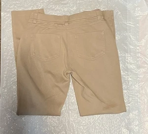 Nautica Girls Khaki Uniform Ponte Pants - Picture 1 of 6