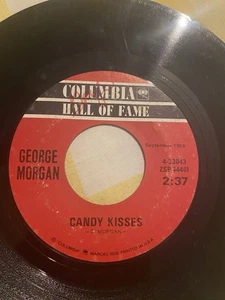 GEORGE MORGAN - FAST / CANDY KISSES 7" VINYL JUKEBOX 45 RPM 1963 COUNTRY - Bild 1 von 4