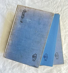 1934/48 A. A MILNE 3 Vol Winnie the Pooh ~Now We Are Six~When We Were Very Young - Picture 1 of 22