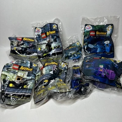 LEGO Batman El Videojuego McDonalds Happy Meal Juguetes Juego Completo de 8 2008 Nuevo en Paquete Foto 1 de 4
