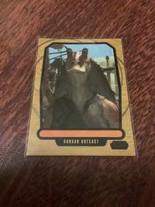 STAR WARS GALACTIC FILES BLUE PARALLEL #13 2012 TOPPS JAR JAR 055/350 ERROR CARD - Bild 1 von 3