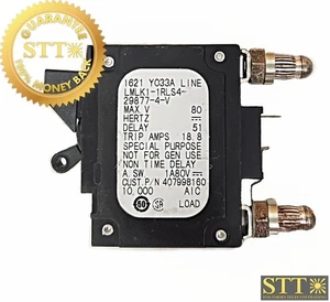 LMLK1-1RLS4-29877-4-V AIRPAX 15 AMP ALM BALET BREAKER 407998160 - Imagen 1 de 7