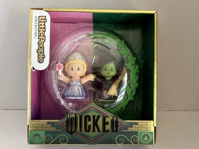 Conjunto de bonecos Little People Glinda & Elphaba Wicked For Good novo na caixa - Imagem 1 de 4