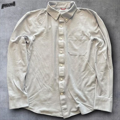 Western Rise Shirt Mens Medium Gray Limitless Merino Button-Down Wool Blend - Image 1 of 4