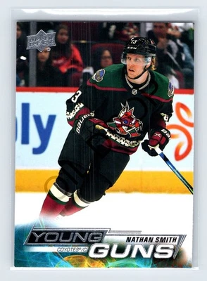 2022-23 Upper Deck Series 1 Young Guns Nathan Smith YG RC Card# 206 - Image 1 of 2