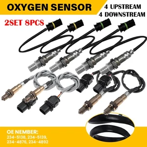 8X O2 Oxygen Sensors Upstream+Downstream For BMW 128I 325XI 528I X3 X5 2345138 R - Picture 1 of 13