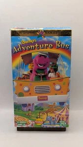 Barney Friends VHS 1997 Video Tape Adventure Bus Classic Collection Cartoon Film - Picture 1 of 3
