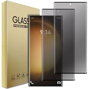 2Pack For Samsung S23 Ultra/S23+/S23 FE Privacy Tempered Glass Screen Protector - Picture 1 of 36