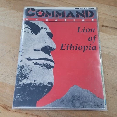 Command Magazine #4, Lion of Ethiopia with Unpunched Game A++ EXCELLENT - Image 1 of 4