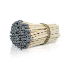 4" Inch Small Wooden Matchsticks for Home Decor Wedding Favors - Gray - Picture 1 of 4