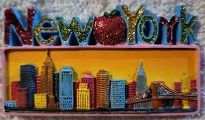 New York skyline towers Big Apple - Fridge Magnet - Imagen 1 de 2