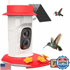 Hummingbird Feeder with Camera, AI Smart Identification Cloud Storage Functio - Picture 1 of 5