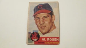 1953 Topps Baseball #135 Al Rosen Cleveland Indians Good - Picture 1 of 1