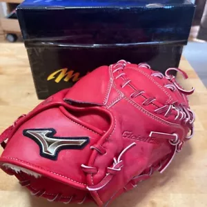 Guante de béisbol MIZUNO Japón Global Elite H selección SAKEBI catcher guante rojo NUEVO - Imagen 1 de 10