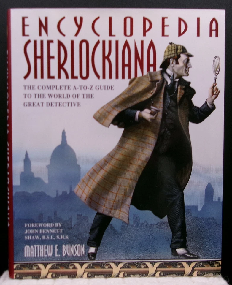 Matthew E. Bunson ENCYCLOPEDIA SHERLOCKIANA Complete A To Z Guide Hardcover DJ - Image 1 of 1