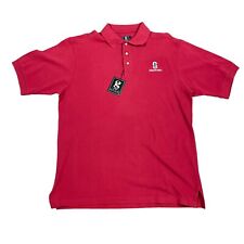 G Gear Stanford Men's Polo Shirt Size Large Embroidered Logo 1/4 Button Up NEW