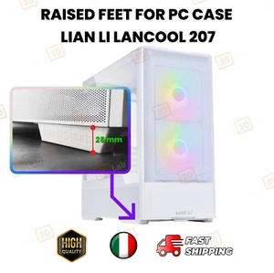 Piedini rialzati +25mm pe PC Case Lian Li LANCOOL 207 Tempered Glass Midi-Tower - Foto 1 di 24