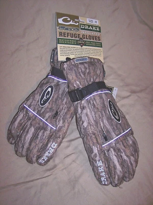 Mens Medium Goretex Gloves Cold Weather Gloves Insulated Waterproof Camo Hunting - Image 1 of 4