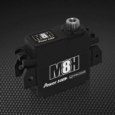 POWER HD M8H Coreless Motor 118.0oz / 0.065sec Titanium & Steel Gear Micro Servo - Image 1 of 3