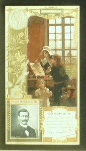 Chromo Lefèvre Utile LU Margueritte Victor Personnage Célèbre Romancier 1900 - Picture 1 of 2