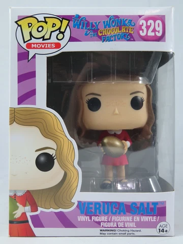 Movies Funko Pop - Veruca Salt - Willy Wonka - No. 329 - Free Protector Cover