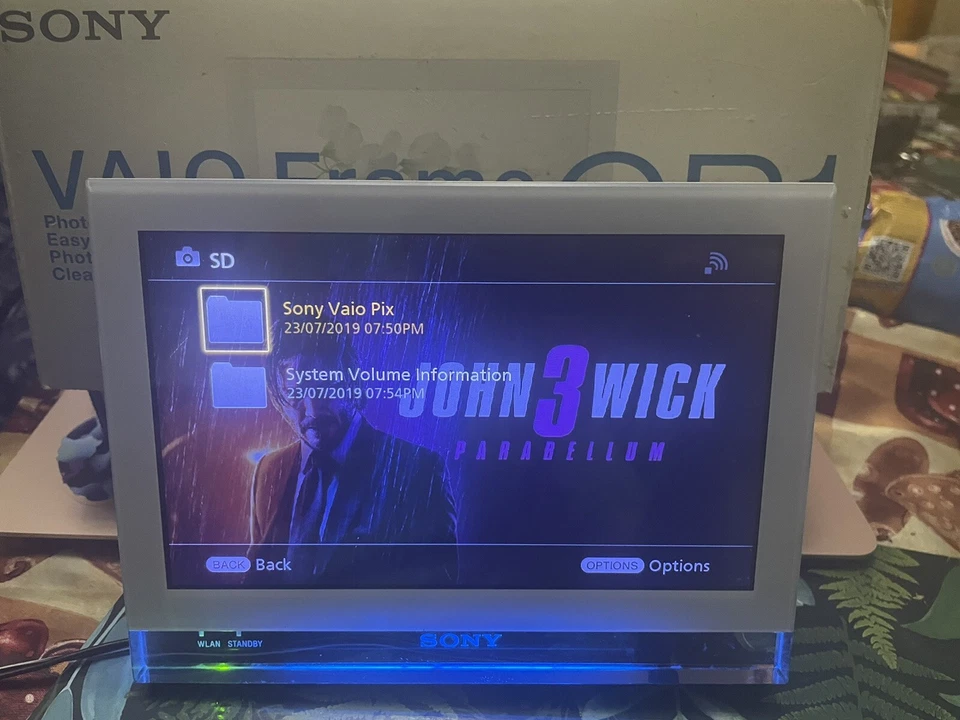 Sony VAIO Frame CP1 Photo Frame  7" Display With Remote  WIFI Enabled - Image 1 of 4