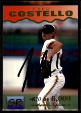 Fred Costello 1995 Signature Rookies Previews RC Autograph Rookie Auto #7