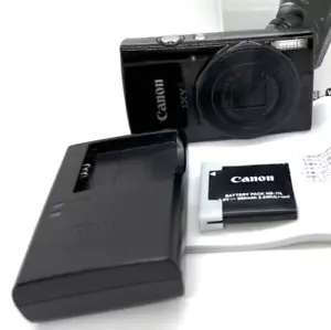 Canon IXY 210/PowerShot ELPH 200 IS/IXUS 190 Digital Camera Black F/S From Japan - Picture 1 of 6