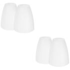  4 Pcs Plastic Lampshade Be Elegant Lampshades for Table Flat
