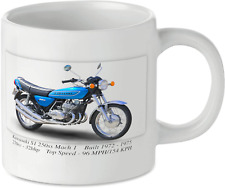 Kawasaki S1 250ss Mach 1 Motorrad Motorrad Tee Kaffeebecher Biker bedruckt UK