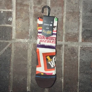 Stance Wonka Bars Crew Casual Sock youth kids size Medium NWT - Picture 1 of 1
