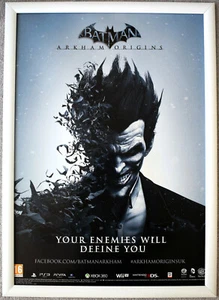 Batman Arkham Origins RARE PS3 XBOX 360 Wii U 42cm x 59cm Promotional Poster #1 - Picture 1 of 2