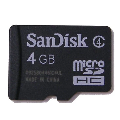 100 x 4GB SanDisk MicroSD SD SDHC Memory Card SDSDQ-4096 GENUINE Brand Wholesale - Image 1 of 4