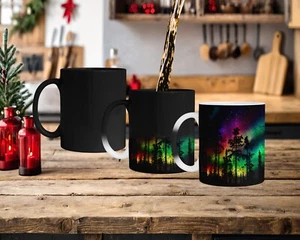 11 Unzen MZGIC Becher Magic Moment Tasse: Beobachten Sie die Nordlichter vor Ihren Augen - Bild 1 von 48