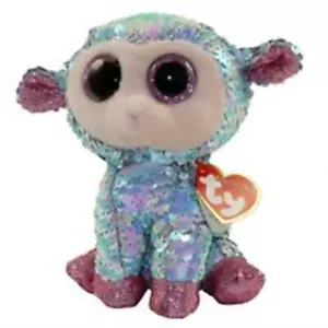 TY BEANIE BOO FLIPPABLE TULIP THE EASTER LAMB SEQUINS 6 INCHES HTF - Picture 1 of 1