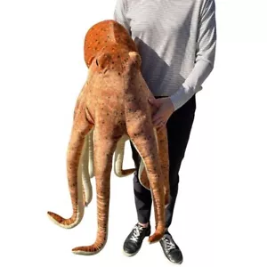 Juguete de peluche suave acuático Jumbo Octopus 43"/110 cm Cuddlekins de Wild Republic NUEVO - Imagen 1 de 3