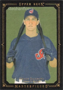 2008 Upper Deck Masterpieces enmarcado negro Grady Sizemore #26 Cleveland Indians - Imagen 1 de 1