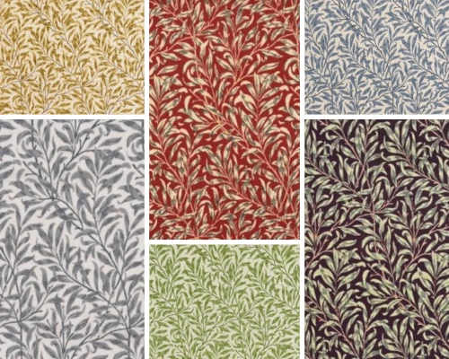 William Morris Willow Bough 100% Cotton Dress, Craft Fabric Material 140 cm