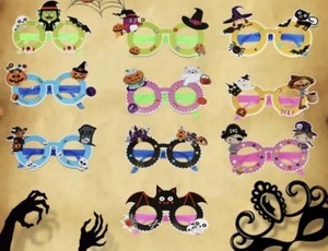 10 Stck. Lustige Party Kniffliges Spielzeug Halloween Kostüm Sonnenbrille Halloween Fun Brille - Bild 1 von 9