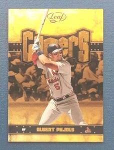 2007 Donruss Leaf Baseball Gamers #G1 - Albert Pujols - St. Louis Cardinals - NM - Picture 1 of 2