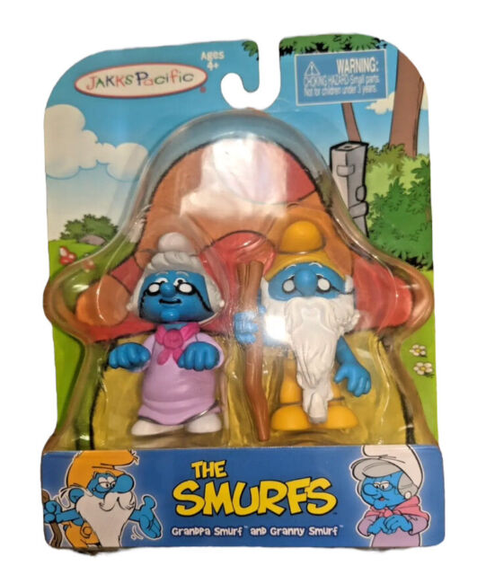 The Smurfs Tag-Athon Collectible Game Series Gouchy Smurf Single Figure  Neca